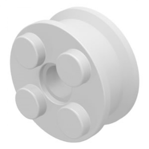 LEGO Part 6248 Wheel Freestyle with Technic Pin Hole (White) iBricktoys LEGO shop guide and